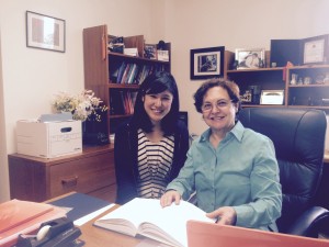 My first meeting with my research host professor at Rice University. - Ruriko Haraguchi