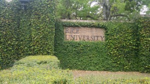 I will miss Rice University. 